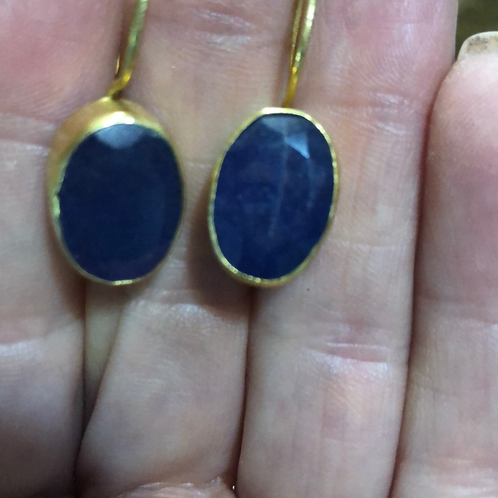 NWT sapphire earrings